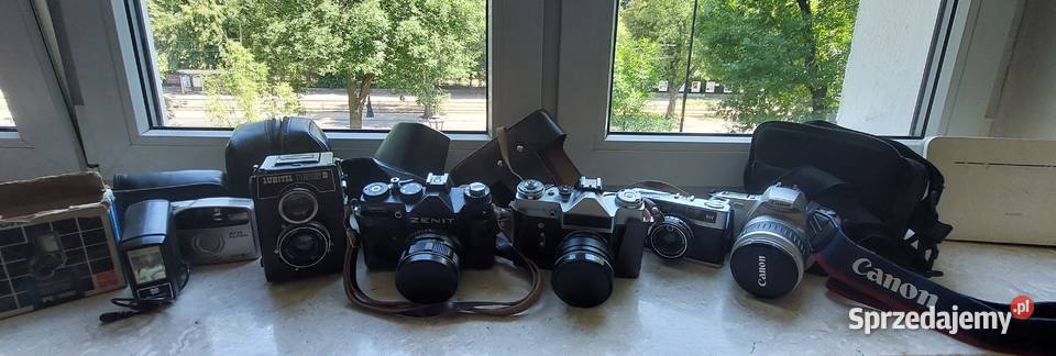 Aparaty Canon Zenit Halina Lubitel Polaroid mazowieckie Warszawa