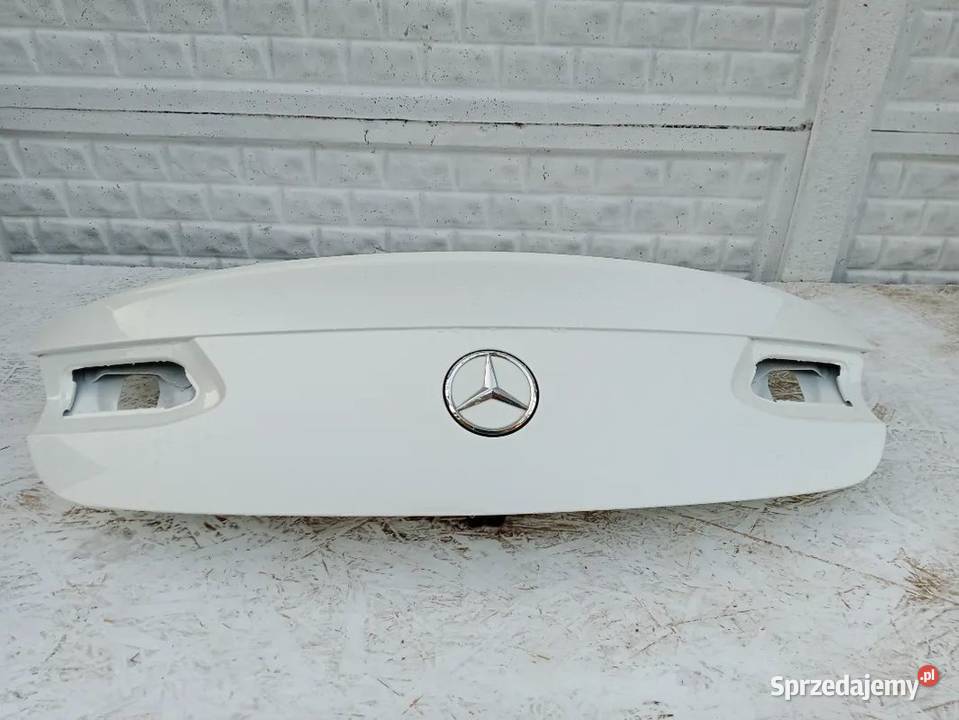 KLAPA BAGAZNIKA MERCEDES W238 COUPE AMG BIAŁA osobowe Rakoniewice sprzedam