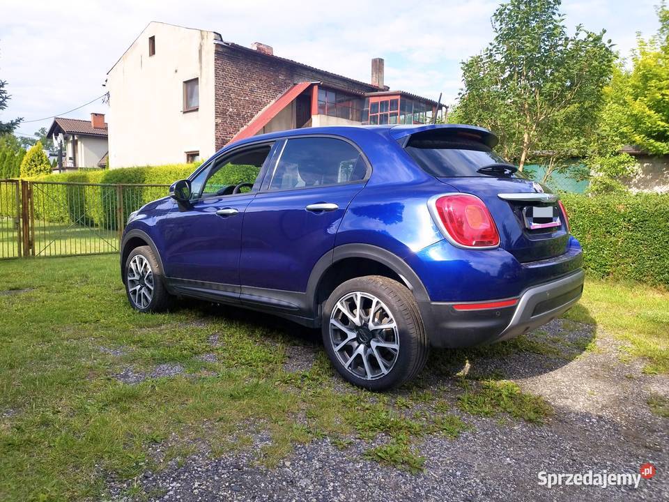 Fiat 500X bogata brązowe skóry Rok produkcji 2014 śląskie Sosnowiec
