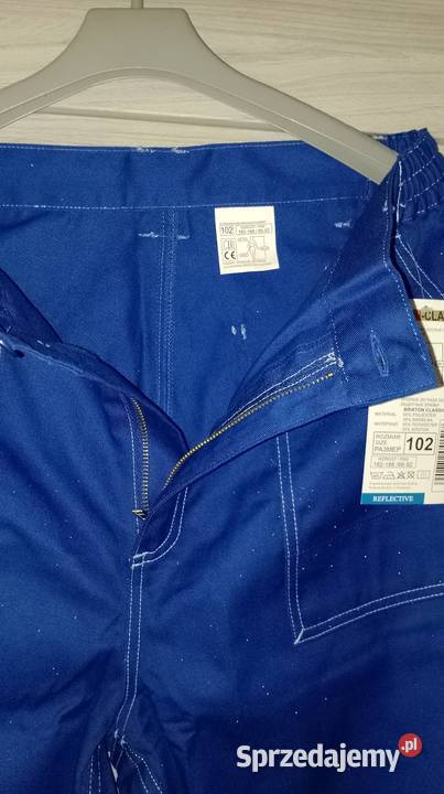 Spodnie robocze XL Nowe niebieski Czarzyzna