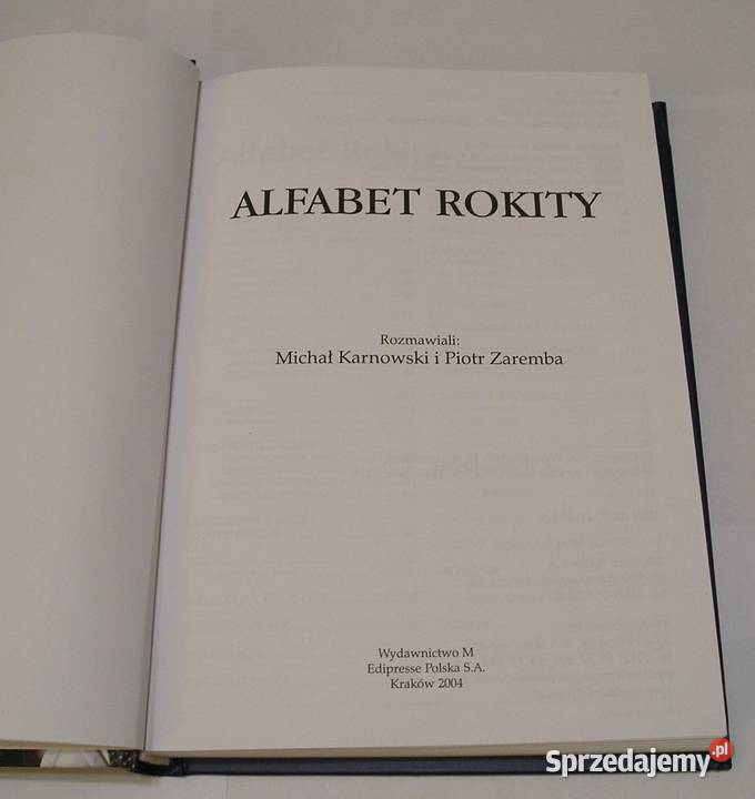 ALFABET ROKITY MICHAŁ KARNOWSKI PIOTR ZAREMBA Łódź