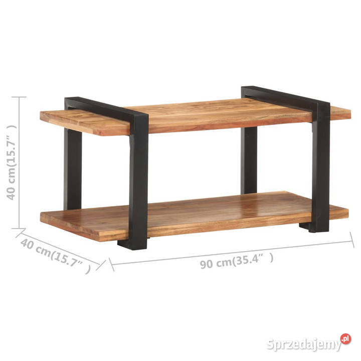 Szafka pod TV 90x40x40 lite drewno akacjowe Warszawa