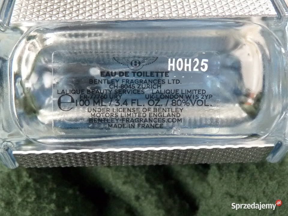 Bentley Momentum Unlimited woda toaletowa 100 ml Pozostałe Kraków sprzedam