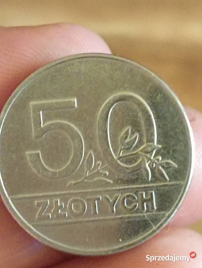 Sprzedam monete 50 zl 1990 r Chełm sprzedam