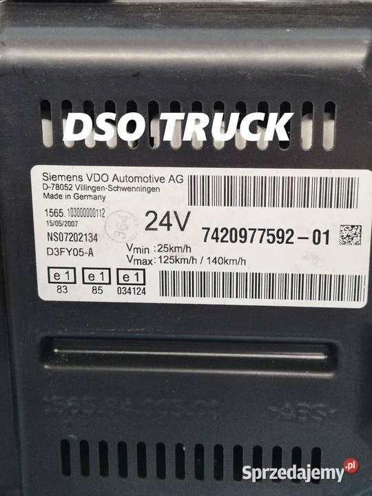 742097759201 LICZNIK ZEGAR RENAULT PREMIUM Zawichost