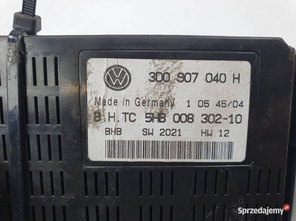 MODUŁ VOLKSWAGEN PHAETON 3D0907040H osobowe Lipno