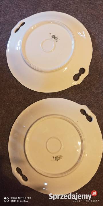 Patera z mewami delfinami i kwiatami Copenhagen Porcelana i szkło Gdańsk