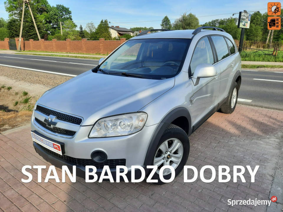 Chevrolet Captiva KLIMA Udokumentowane 176 srebrny mazowieckie Żyrardów