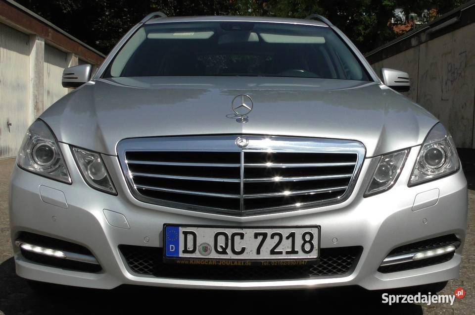 Mercedes E200 CGI Blue Efficiency 2011 z Niemiec światła do jazdy dziennej łódzkie Radomsko