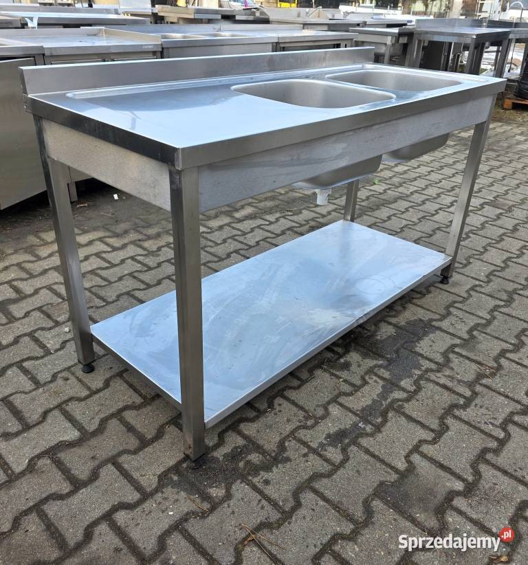 Zlew 2 Komorowy z Półką 1506085 M1277 N Nowe Skalmierzyce