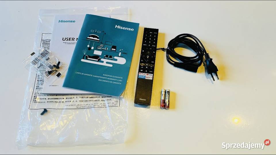 NOWY TV Hisense 55 4K UHD WiFi sprzedam