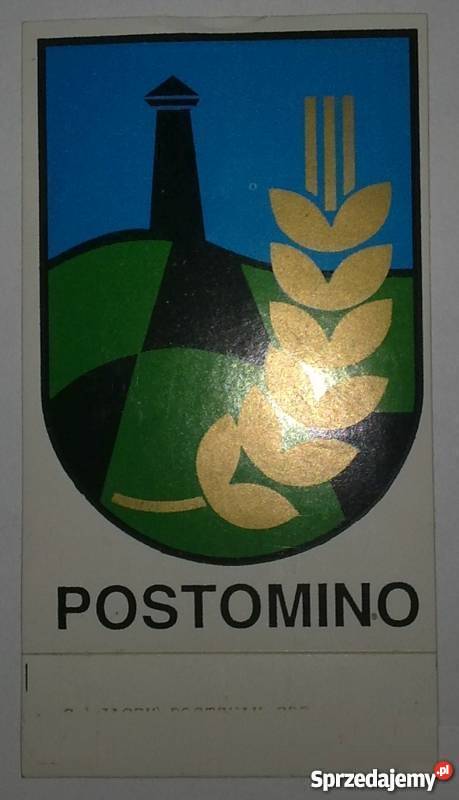 NAKLEJKA POSTOMINO GMINA 1997 Koszalin