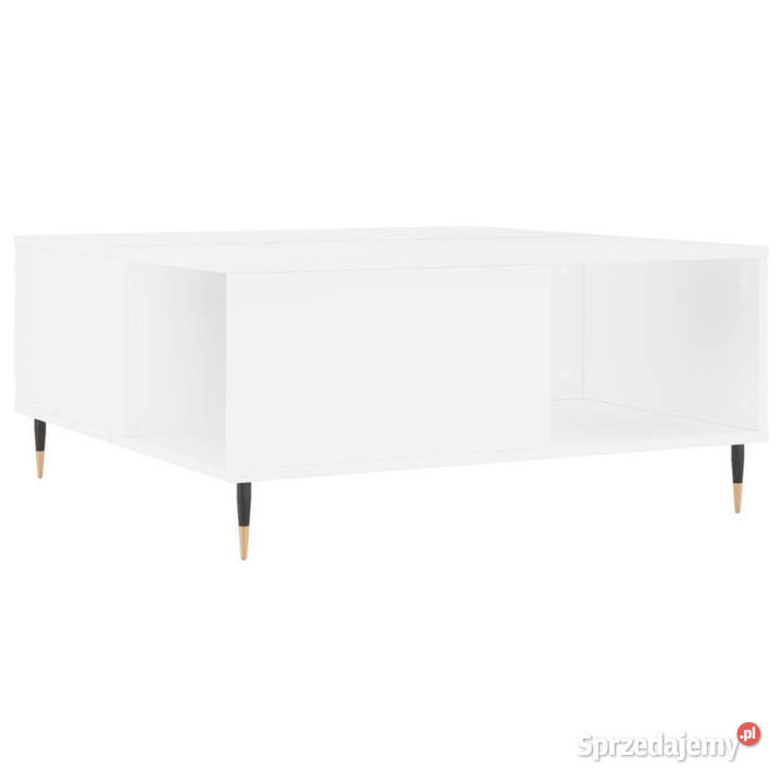 Stolik kawowy biały 80x80x365 materiał mazowieckie Warszawa