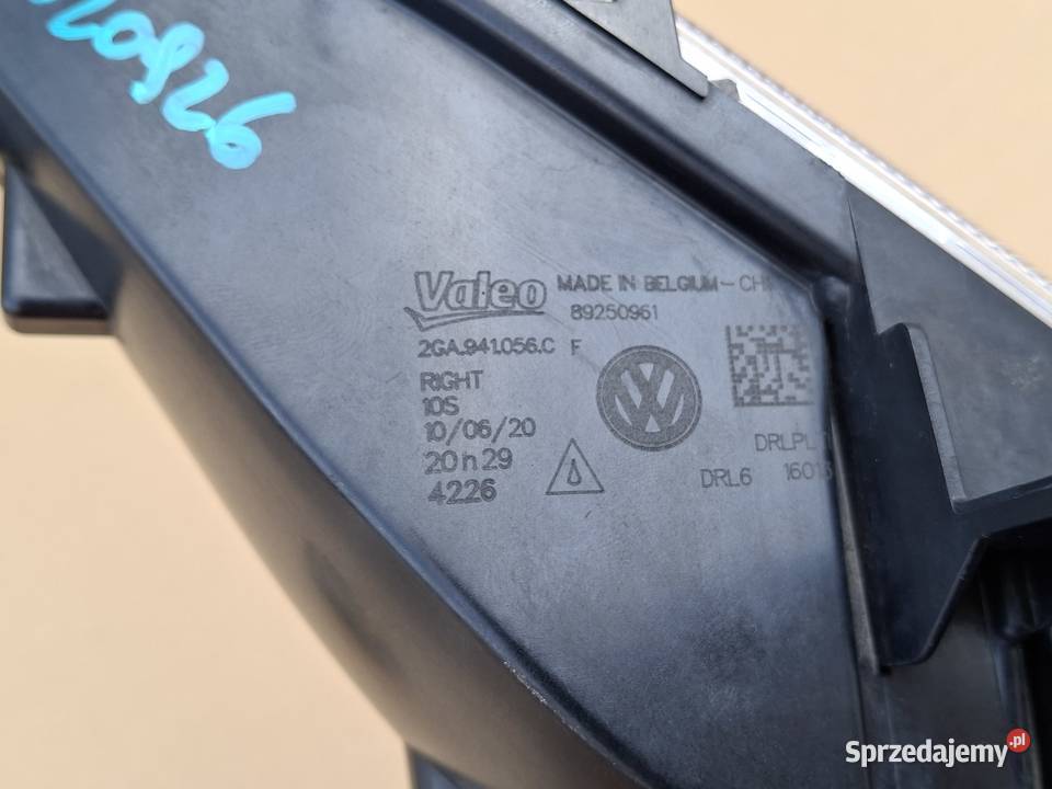 VW TROC 2GA LAMPA DO JAZDY DZIENNEJ PRAWA DRL Bieleń sprzedam