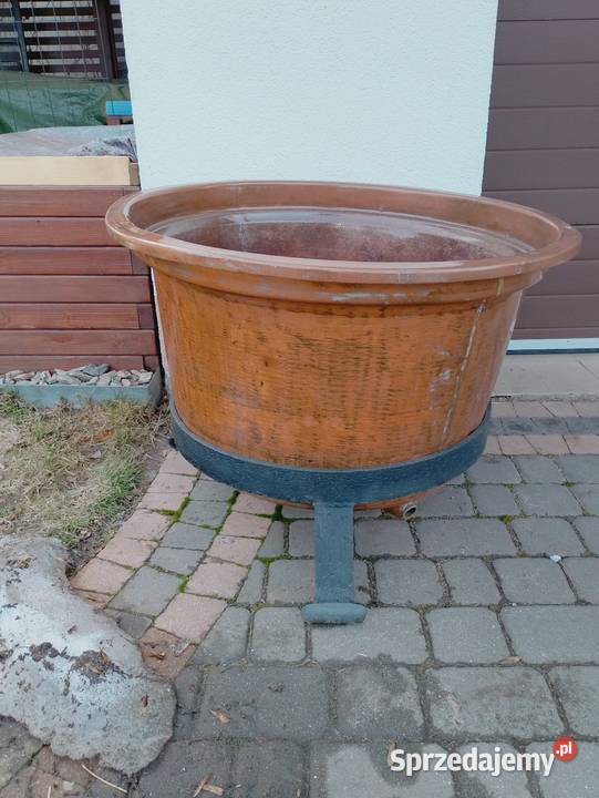 Donica ogrodowa miedziana mosiężna świętokrzyskie Suków sprzedam