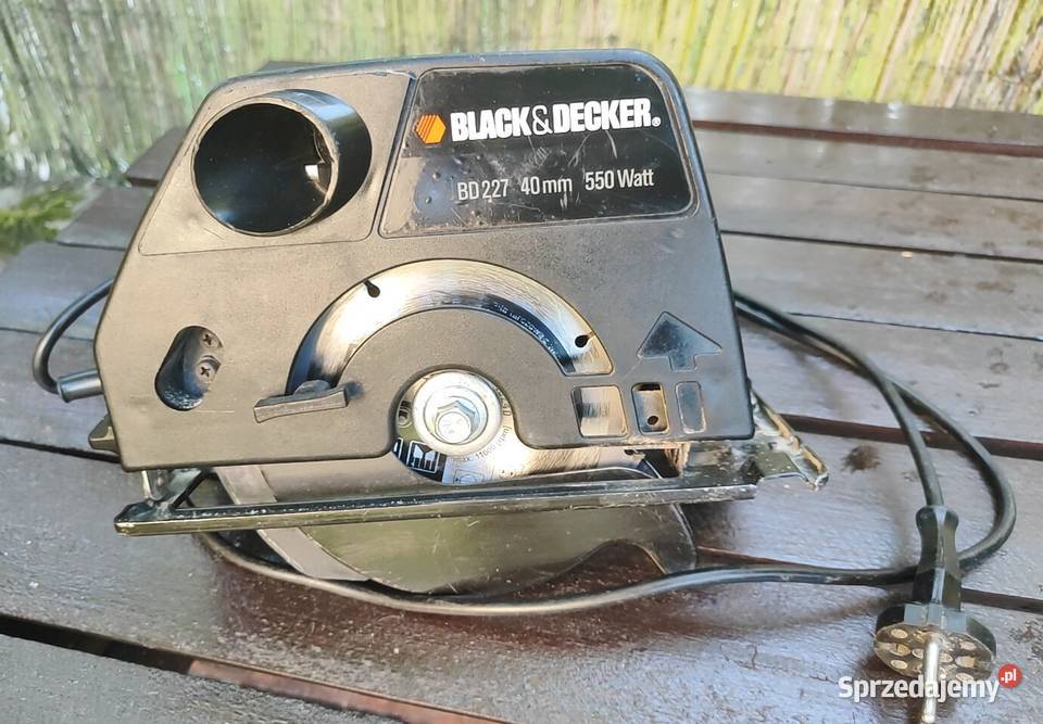 Pilarka tarczowa BlackDecker BD 227 C 550W 40mm mazowieckie sprzedam