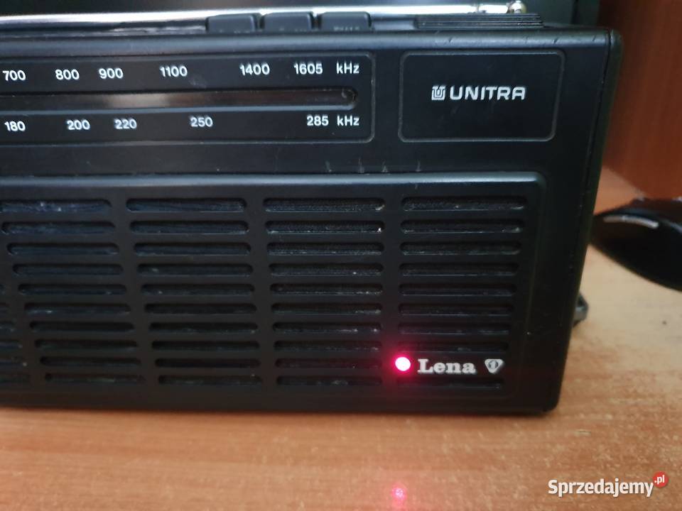 Radio unitra lena 2 przestrojone Radioodtwarzacze