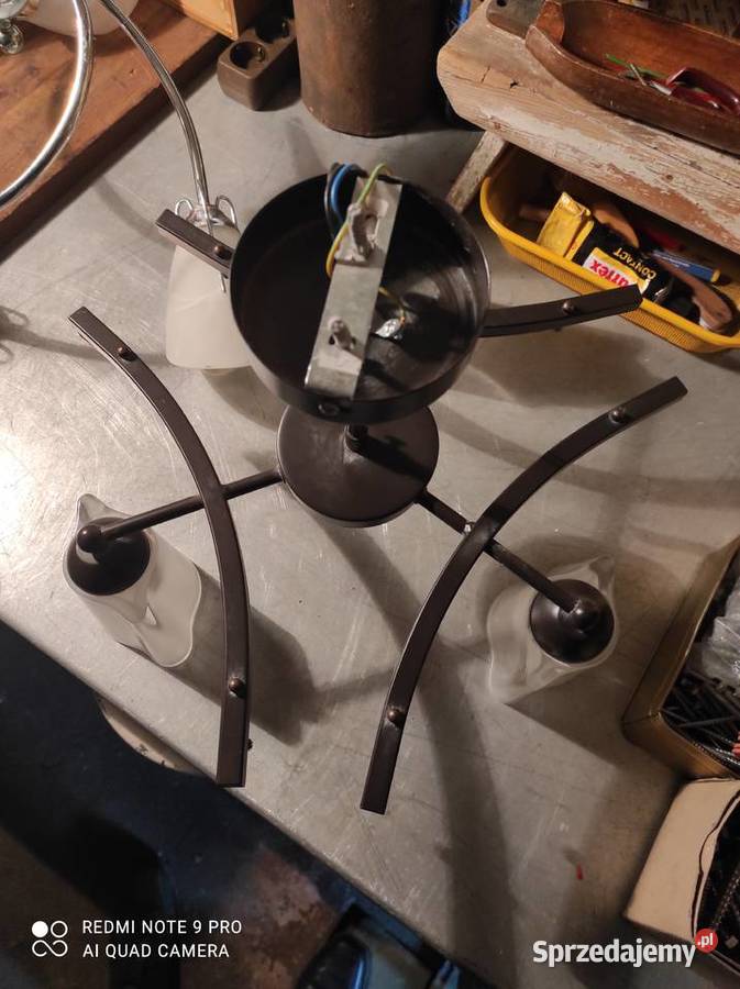 żyrandole 3 całość Dom i Ogród Lubin sprzedam