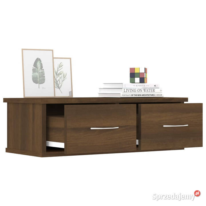 Szafka ścienna brązowy dąb 60x26x185 WM815080 mazowieckie Warszawa