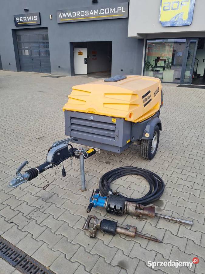 Sprężarka ATLAS COPCO młoty wąż 2013 Dąbrowa Tarnowska
