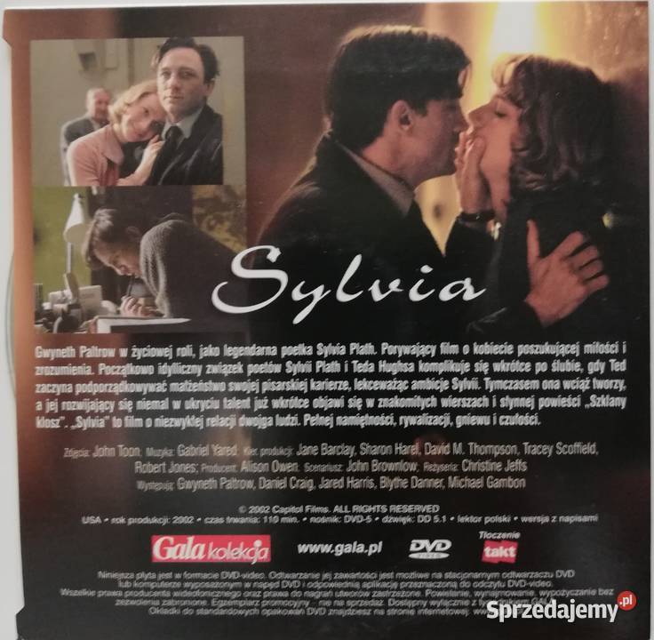 Sylvia DVD Gwyneth Paltrow Daniel Craig Michael