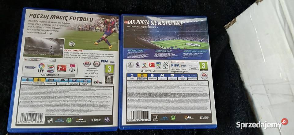 Dwie gry na 4 Fifa 15 Fifa19 małopolskie
