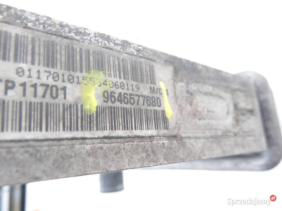 CHŁODNICA WODY CITROEN C4 I 20 HDi 9646577680 osobowe