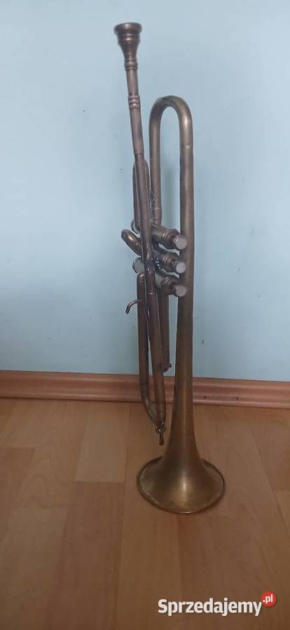 Stara mosiężna trąbka