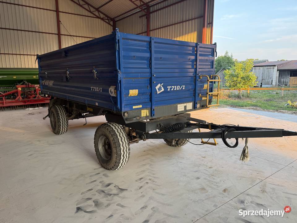 Przyczepa rolnicza MetalFach T7101 podlaskie sprzedam