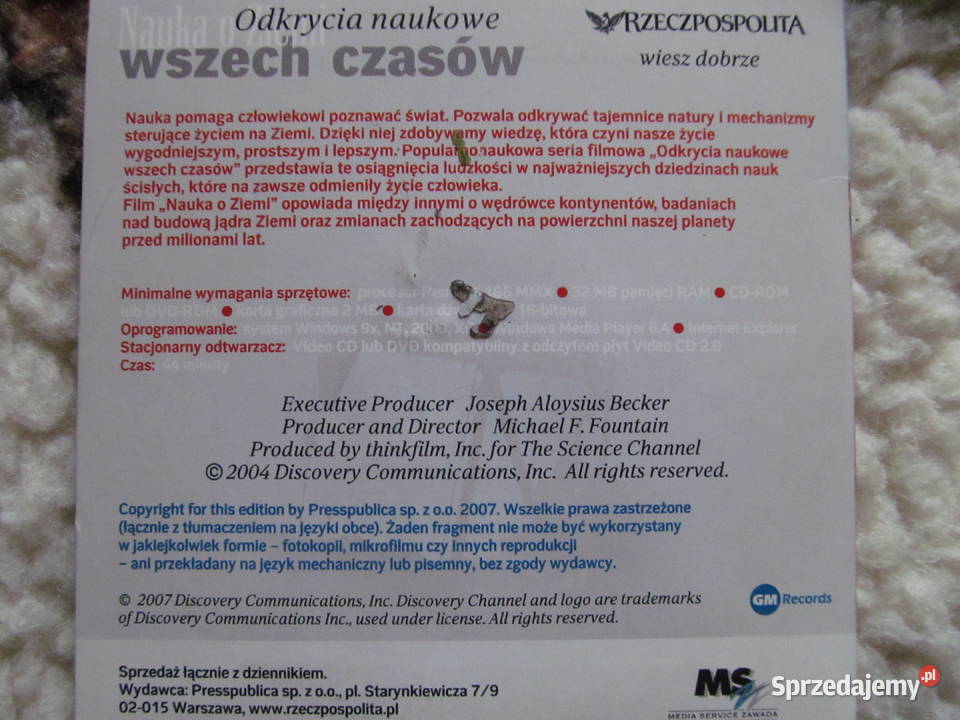 W 80 skarbów dookoła świataDVD części 1234 nauka Filmy Lublin