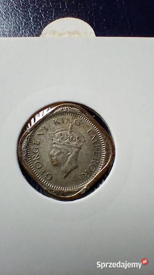 Stare monety 12 anny 1942 Indie Brytyjskie podkarpackie