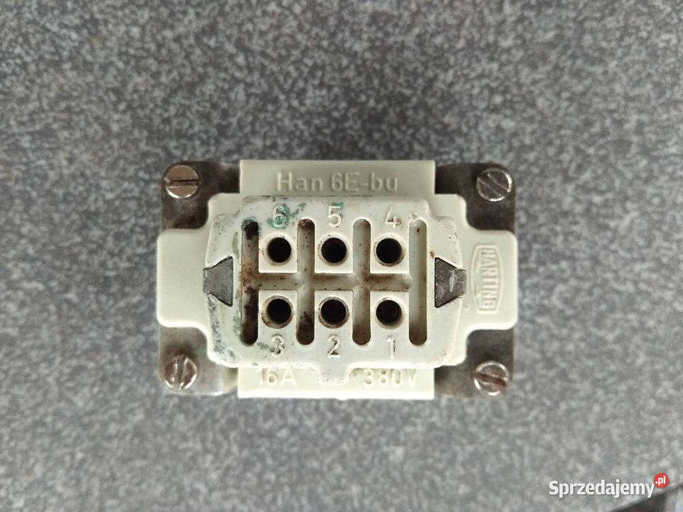 Złącze Harting han 6Ebu i han 6Esti warmińsko-mazurskie Elbląg