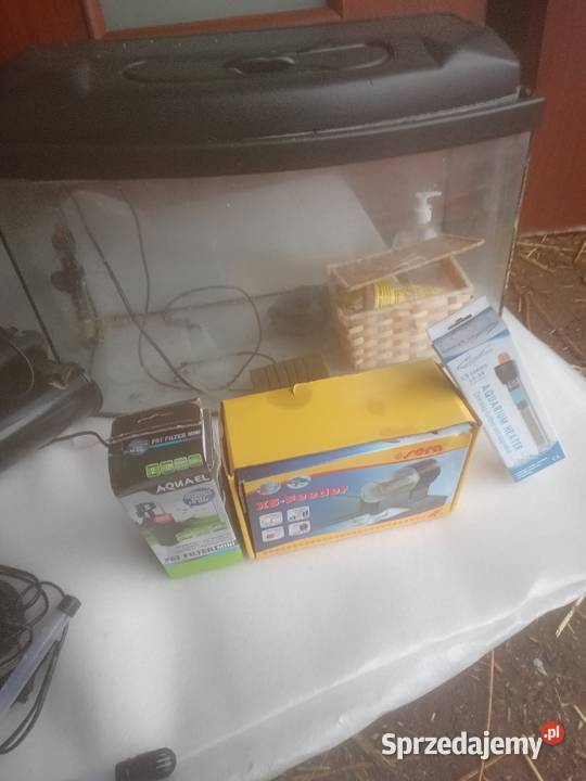 Akwarium 60 l z osprzętem dowóz Czernikowo