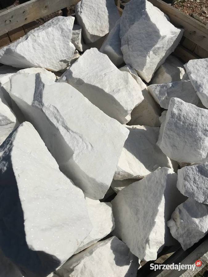 Śnieżnobiały Kamień Thassos Skała do Ogrodu Warszawa