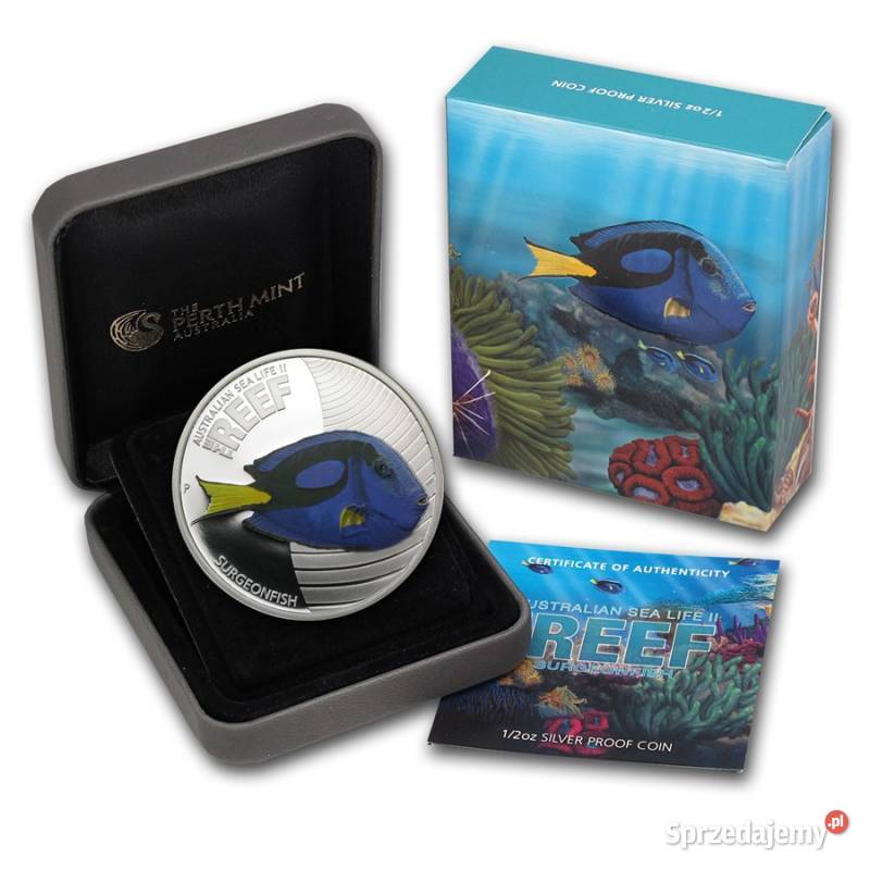 Ryba Pokolec Srebrna moneta kolekcjonerska z