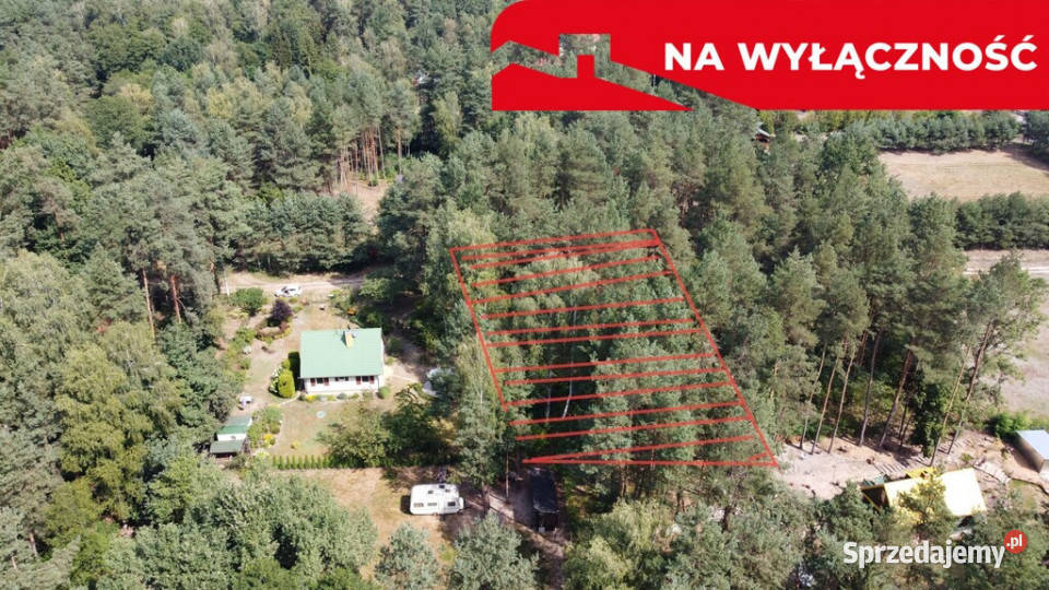 Działka letniskowa 800 m2 w Woli Chodkowskiej utwardzona
