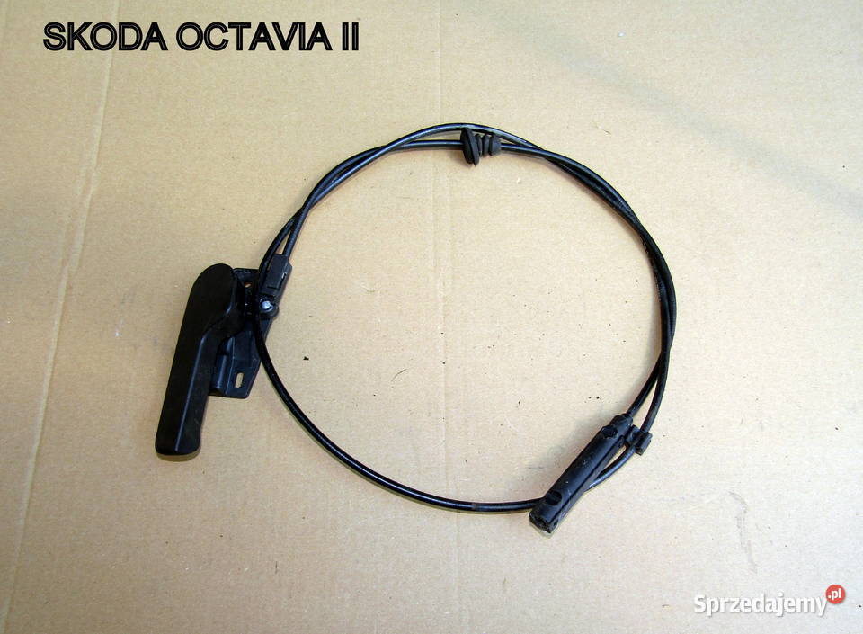 CIĘGNORĄCZKA OTWIERANIA MASKI SILNIKA SKODA osobowe