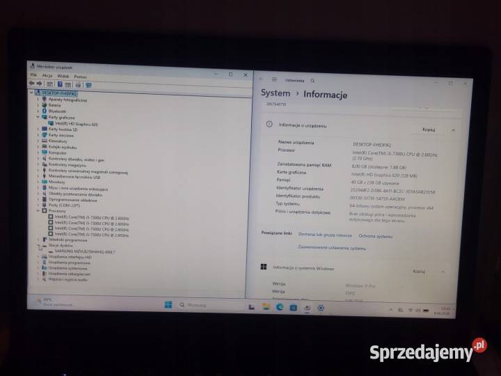 Laptop Lenovo ThinkPad L480 14 Intel Core i5 8 Warszawa