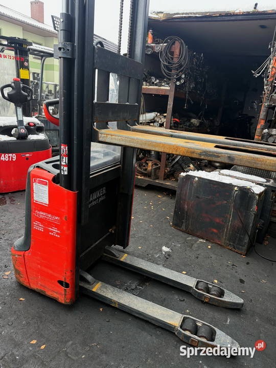 paleciak elektryczny z masztem LINDE L10B elektryczny