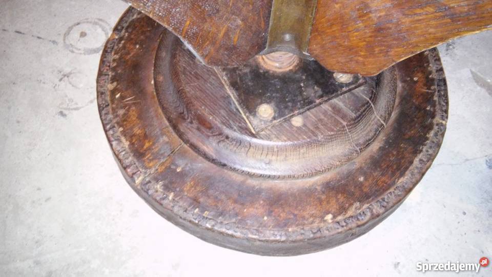 stołek do pianina stary antyk Lubin