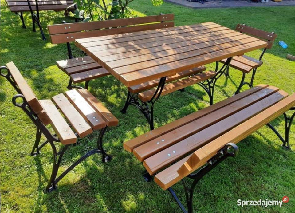 Meble ogrodowe stół ławka krzesło podkarpackie