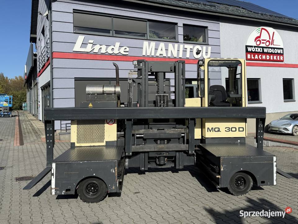 Wózek boczny 4kierunkowy Hubtex MQ30D trawersa diesel małopolskie Mogilany