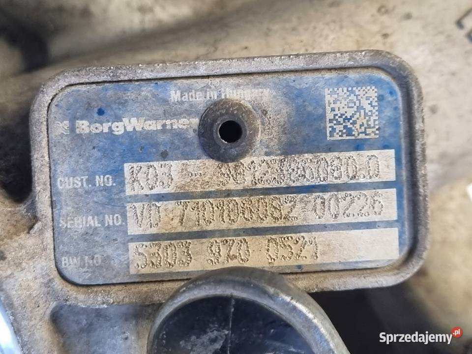 TURBOSPRĘŻARKA Peugeot Boxer III 20 BlueHDi HDI Turbosprężarki