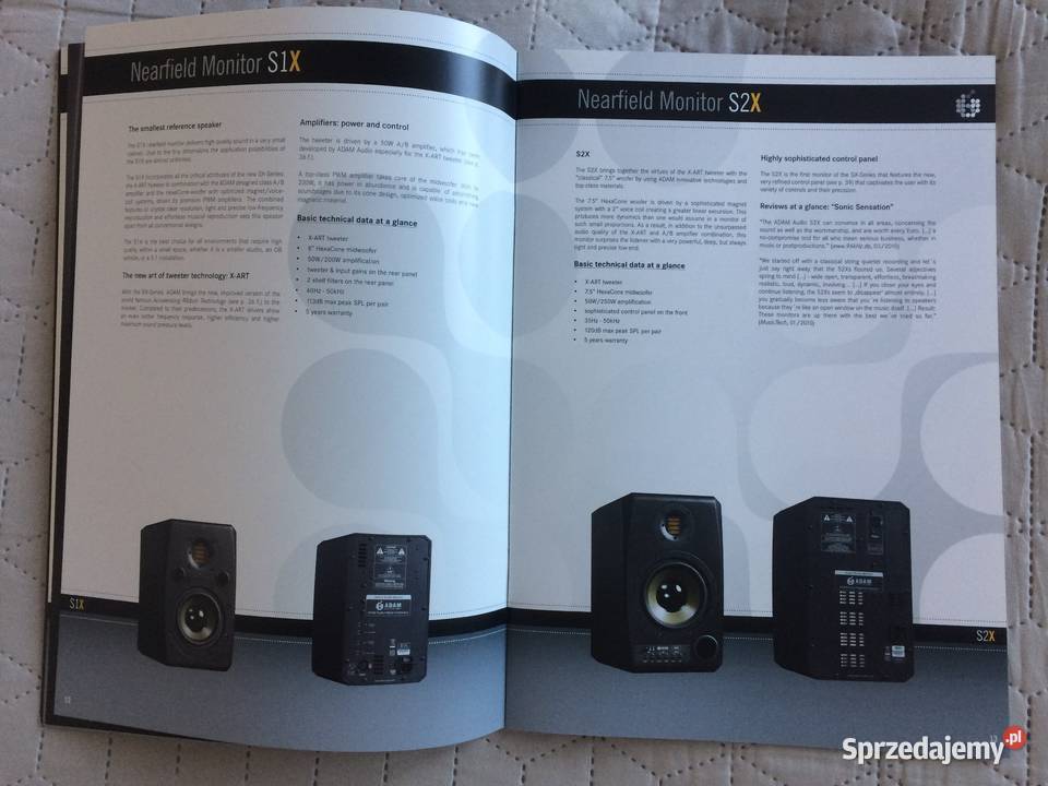 ADAM Studio Monitors Catalog 042010 katalog Kępice