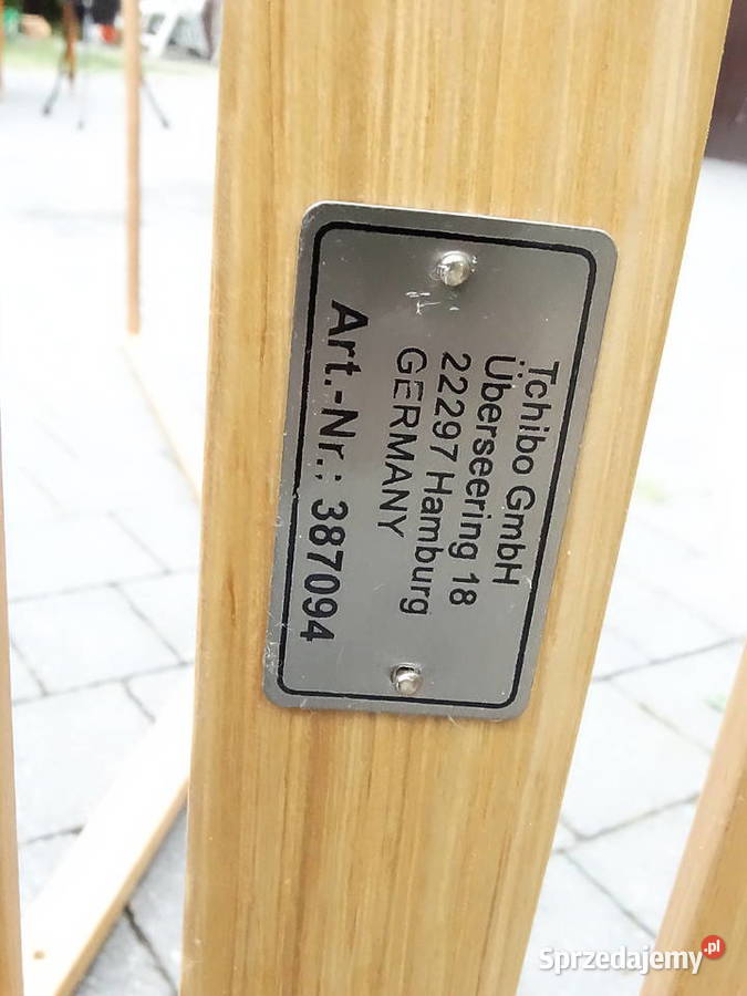 Drewniany wieszak stojący na ubrania Garderoba lubelskie sprzedam