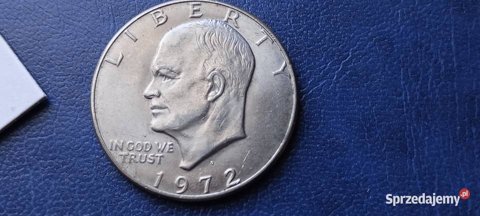 Stare monety 1 dolar 1972 USA Lesko