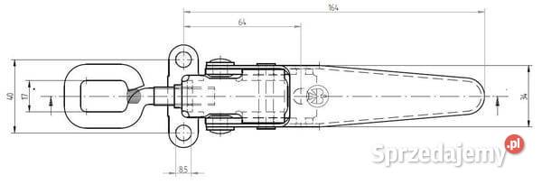 Zamknięcie mimośrodowe z osią 602070600