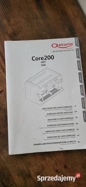 Ekspres kolbowy Astoria Core 200 filtry acesoria Szczecin