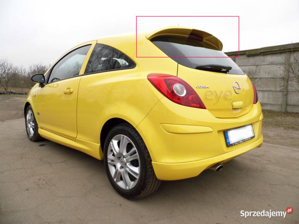 OPEL CORSA C 3D SPOILER DASZEKM LOTKA OPC LINE Otwock