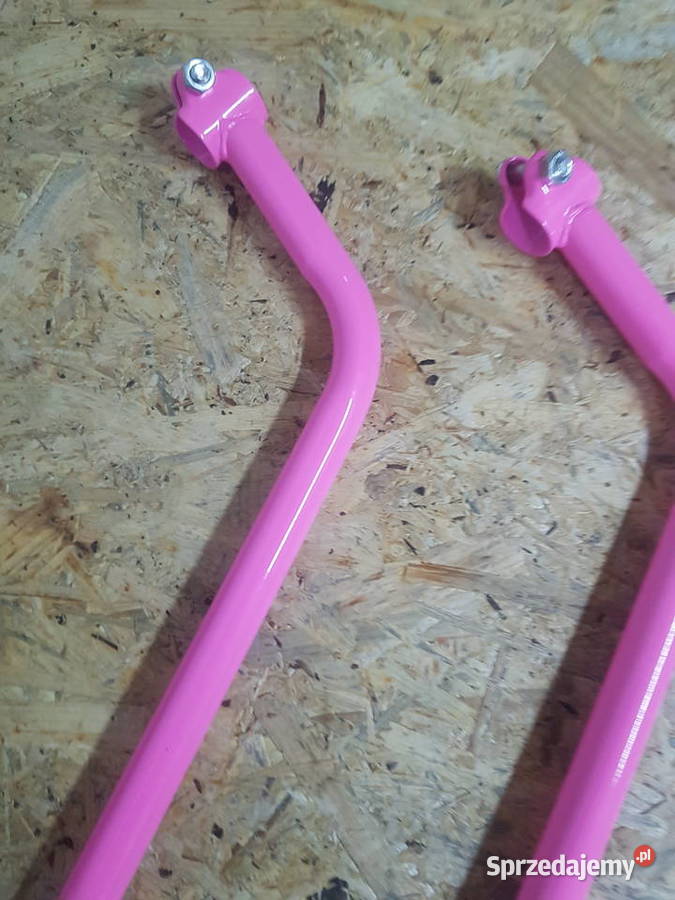 PROWADNIK PCHACZ RĄCZKA UCHWYT DO ROWERKA Różowy Głogowa sprzedam